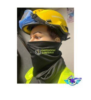 Braga tubular bordada EMERGENCIAS SANITARIAS