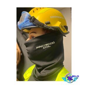 Braga tubular multifuncional bordada PROTECCIÓ CIVIL