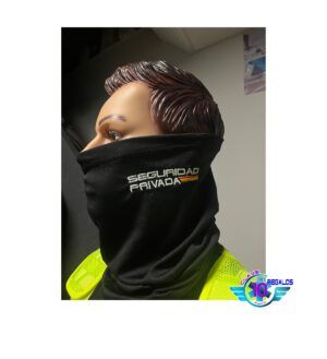 Braga tubular multifuncional bordada SEGURIDAD PRIVADA