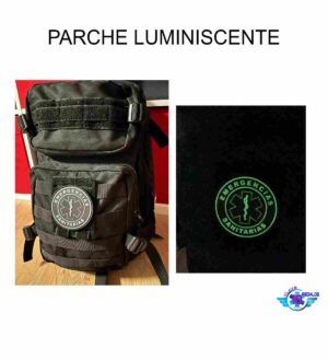 PARCHE NEGRO / LUMINISCENTE EMERGENCIAS SANITARIAS