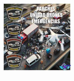 PARCHES UNIDAD DRONES EMERGENCIAS