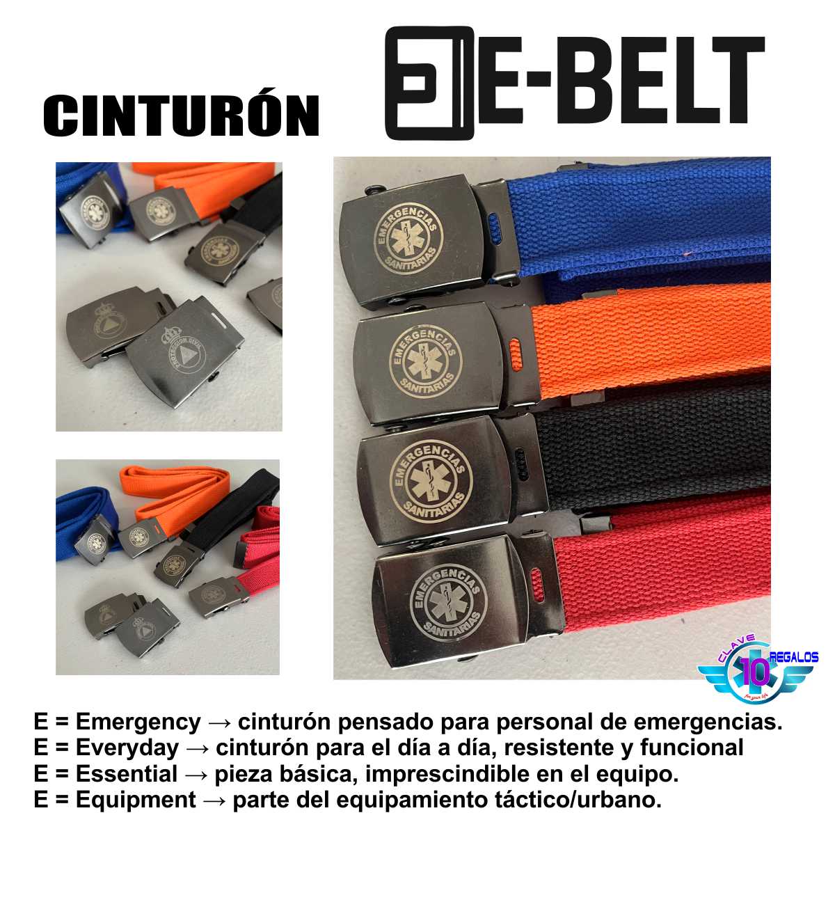 CINTURÓN TACTICO CINTURON EMERGENCIAS CINTURON PROTECCION CIVIL