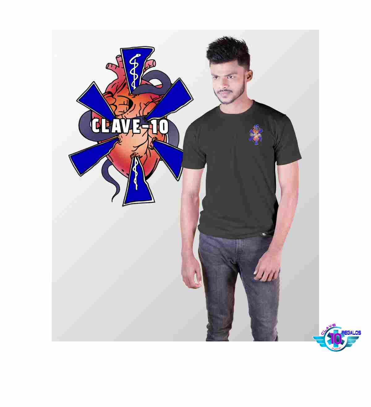 Camiseta The heart of the emergency.