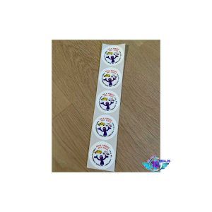 Pack 5 pegatinas redondas SOY COCO