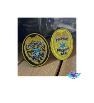 PLACA BORDADA TES